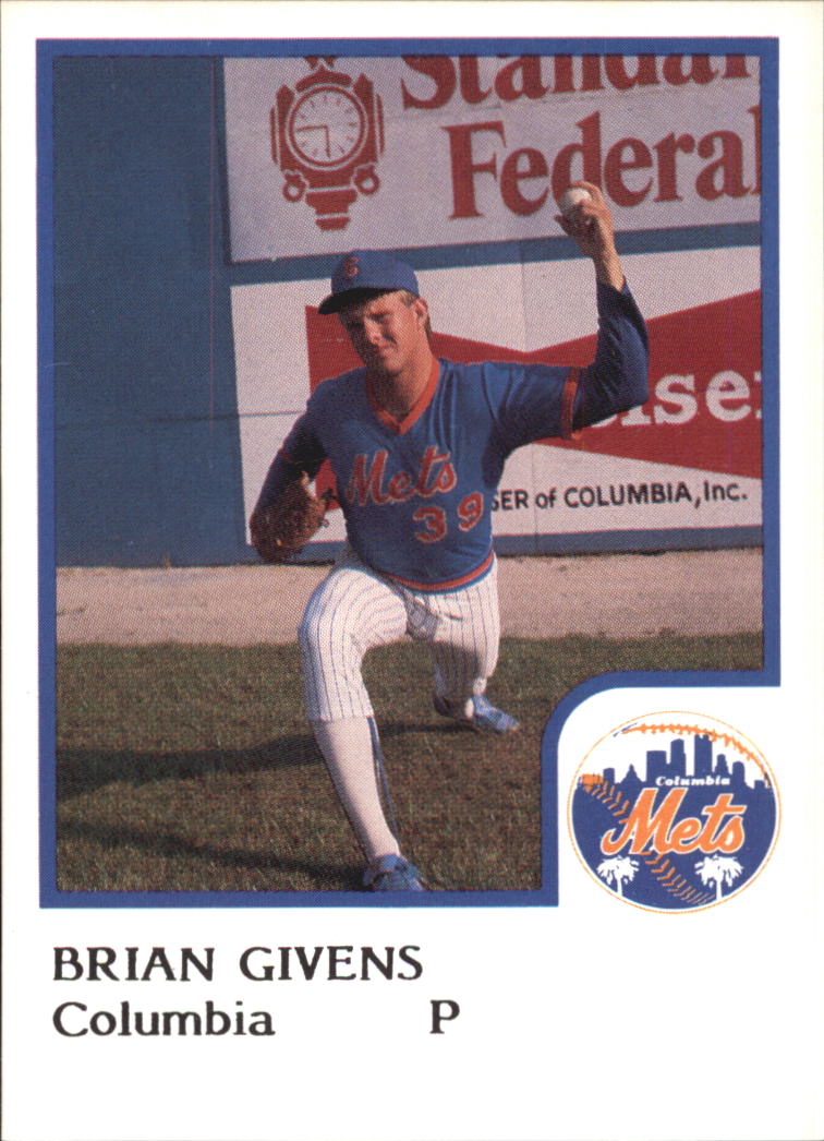 1986 Columbia Mets ProCards #11A Brian Givens/(blue jersey)