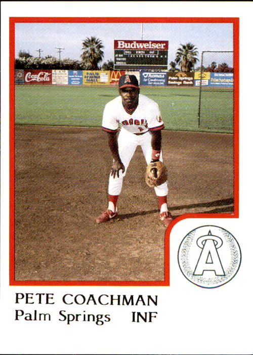 1986 Palm Springs Angels ProCards #7 Pete Coachman
