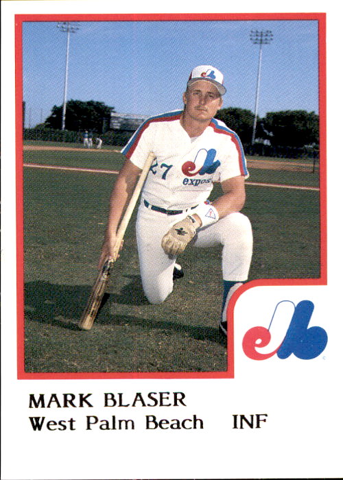 1986 West Palm Beach Expos ProCards #6 Mark Blaser