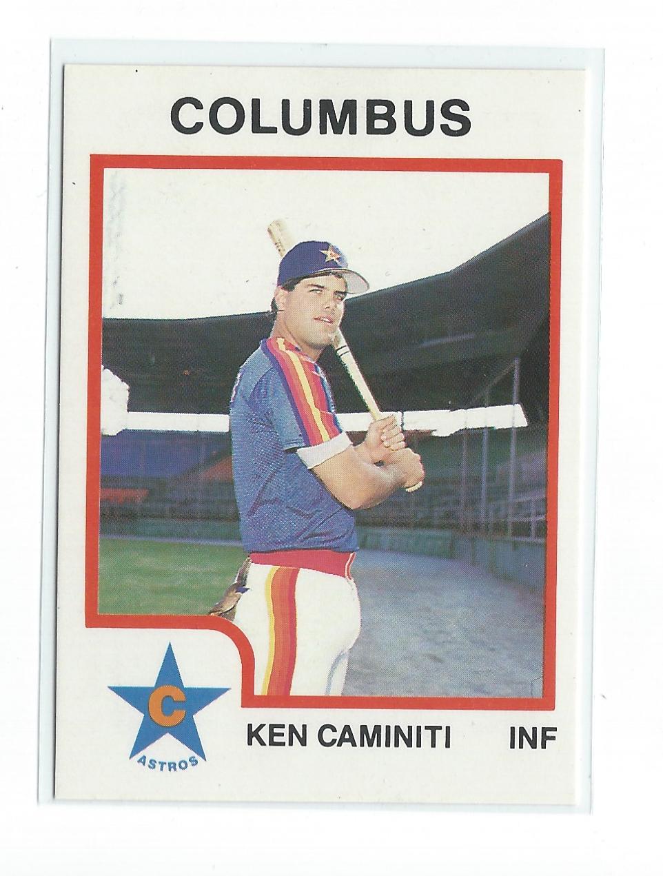 1987 Columbus Astros ProCards #865 Ken Caminiti