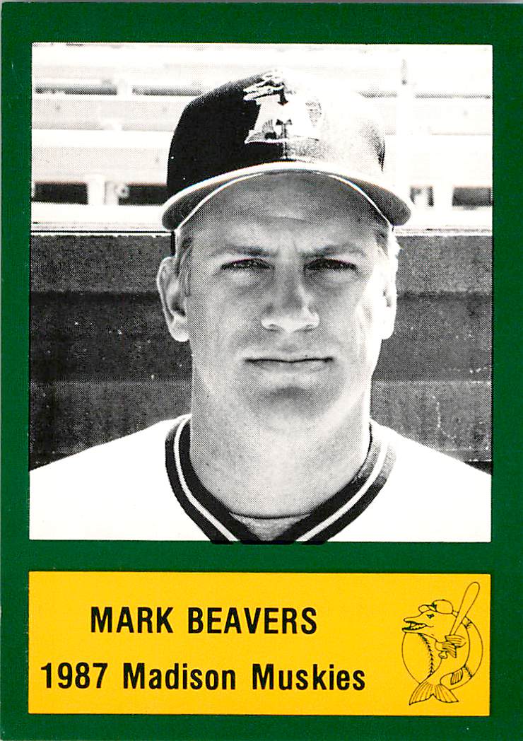 1987 Madison Muskies Police 2 Mark Beavers NMMT
