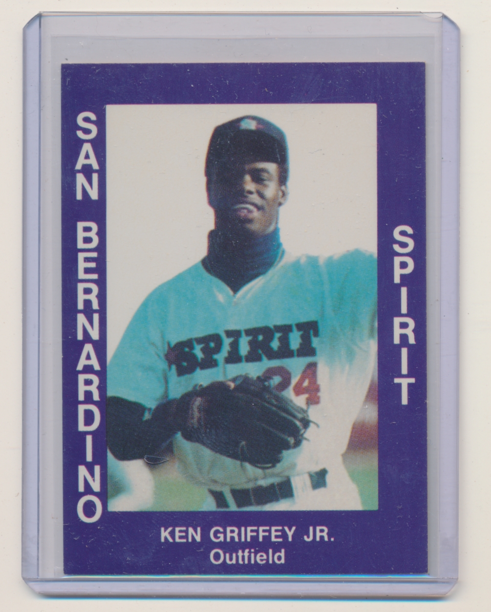 Retro Ken Griffey Jr #24 San Bernardino Spirit Baseball Jersey White Sewn Custom Names;Women/Men/Youth Size