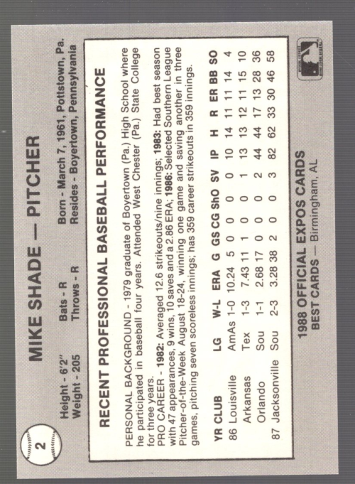 B3098- 1988 Best Minor League Baseball Asstd Cards -You Pick- 15+ FREE US SHIP - Picture 155 of 214