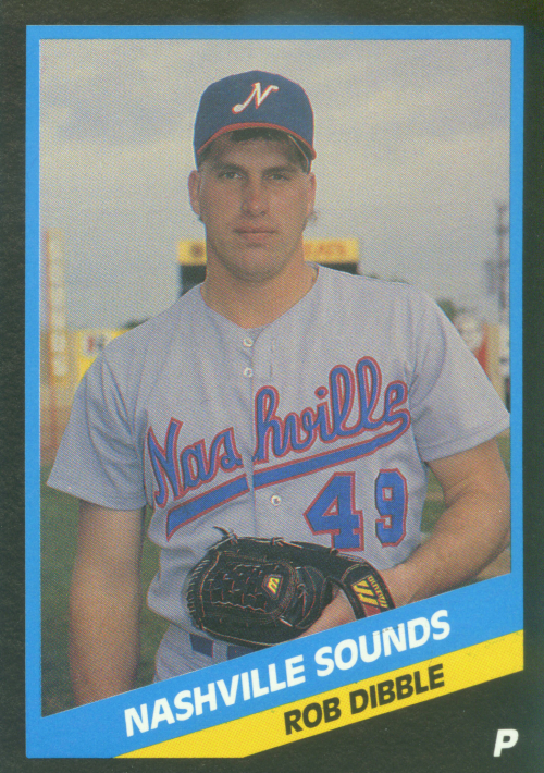 1988 CMC  25-card Nashville Sounds Minor League Team Set  Rob Dibble 