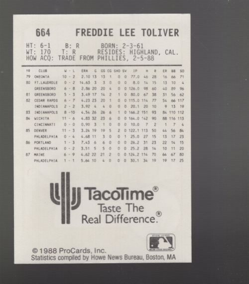 B6149- 1988 ProCards Minor League Ast Teams Cards2 -You Pick- 15+ FREE US SHIP - Picture 415 of 447