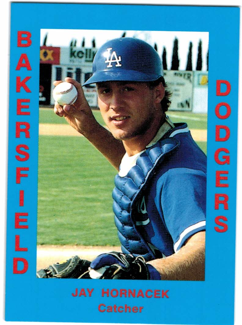 1988 Bakersfield Dodgers Cal League Cards 245 Jay Hornacek NMMT