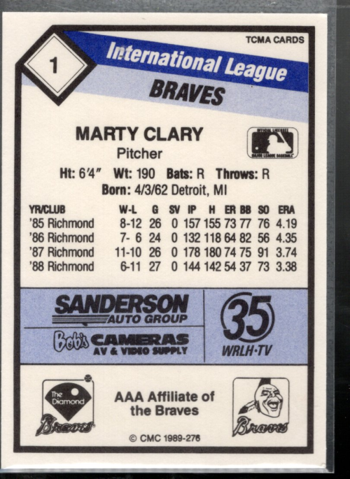 B4996- 1989 CMC Baseball Assorted Cards GROUP2 -You Pick- 15+ FREE US SHIP - Picture 53 of 247