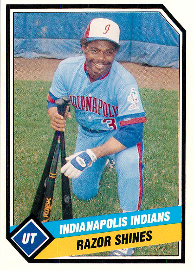 1989 Indianapolis Indians CMC #12 Razor Shines