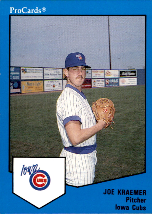 1989 Iowa Cubs ProCards 1715 Joe Kraemer Vancouver Washington WA