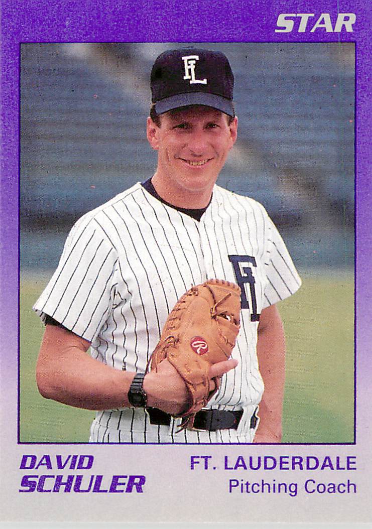 1989 Ft. Lauderdale Yankees Star #29 David Schuler CO