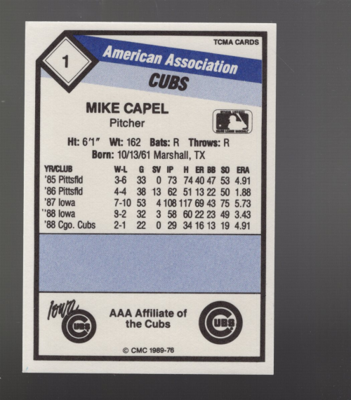 B4996- 1989 CMC Baseball Assorted Cards GROUP1 -You Pick- 15+ FREE US SHIP - Picture 199 of 299