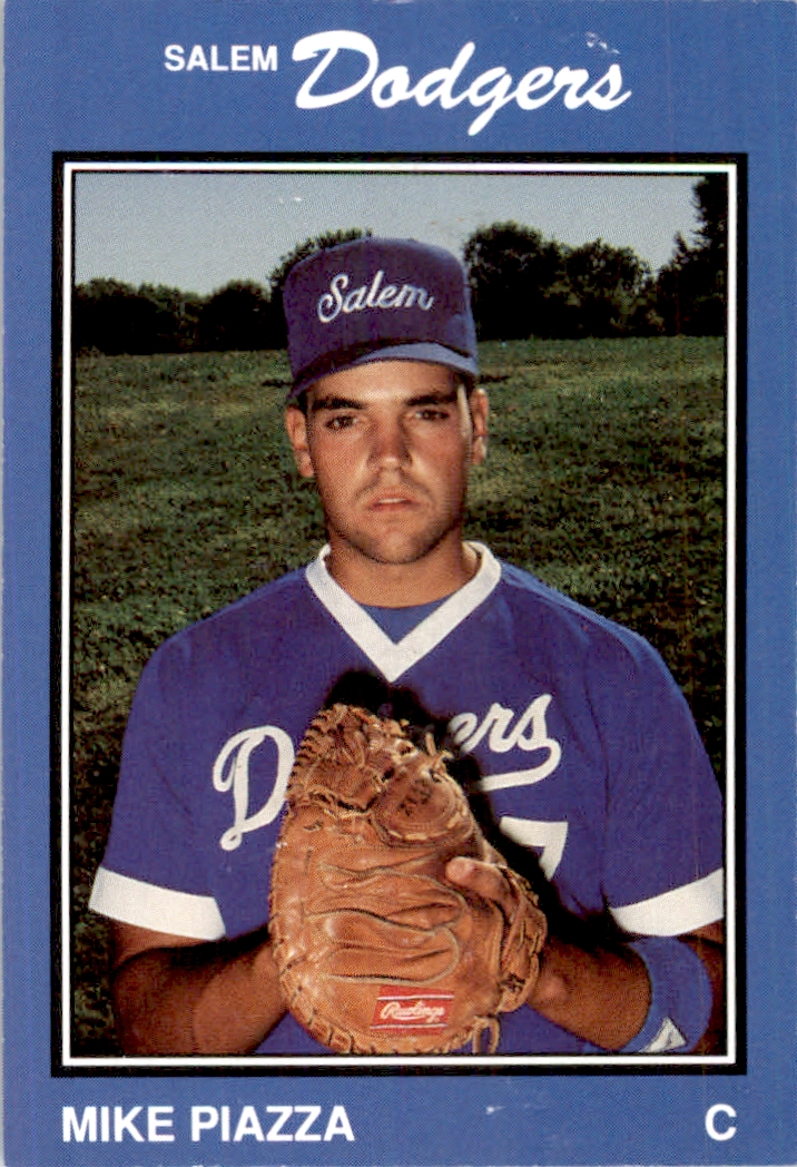 1989 Salem Dodgers Team Issue #25 Mike Piazza - NM-MT