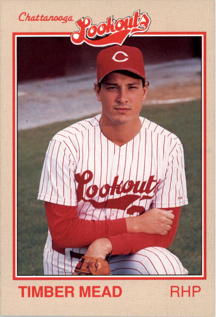 1989 Chattanooga Lookouts Grand Slam 24 Timber Mead NMMT