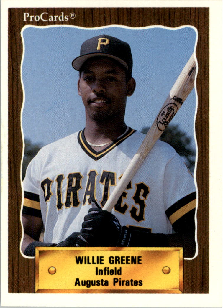 1990 Augusta Pirates ProCards #2470 Willie Greene