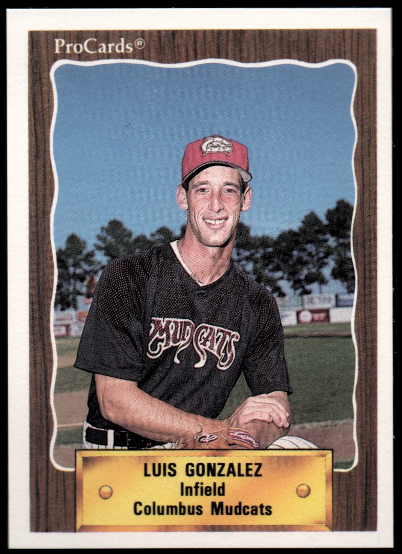 1990 Columbus Mudcats ProCards #1352 Luis Gonzalez