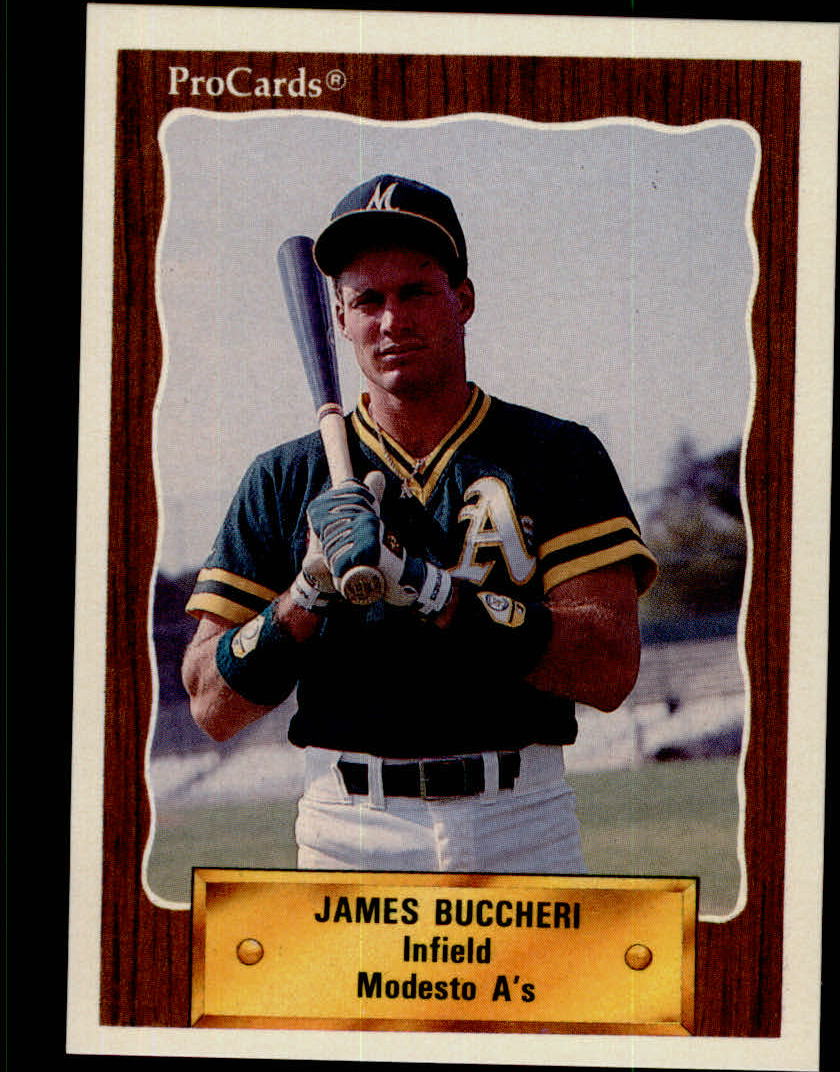1990 Modesto A's ProCards #2217 James Buccheri