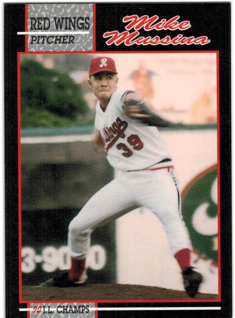 1990 Rochester Red Wings Governor's Cup #12 Mike Mussina