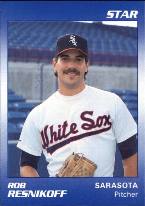 1990 Sarasota White Sox Star #21 Rob Resnikoff - NM-MT