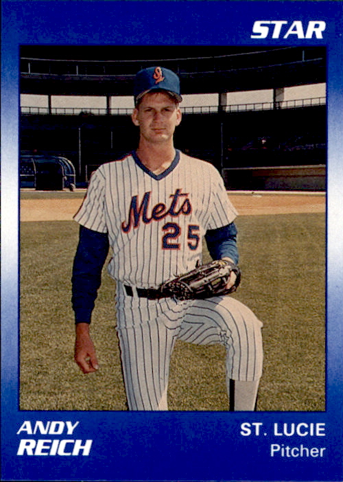 1990 St. Lucie Mets Star #4 Archie Corbin - NM - Gearhart