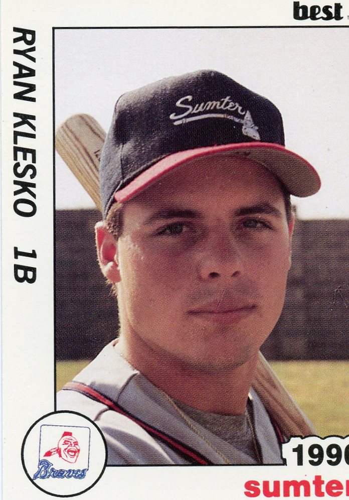 Ryan Klesko signed 1992 Upper Deck Star Rookie #24 RC card Braves