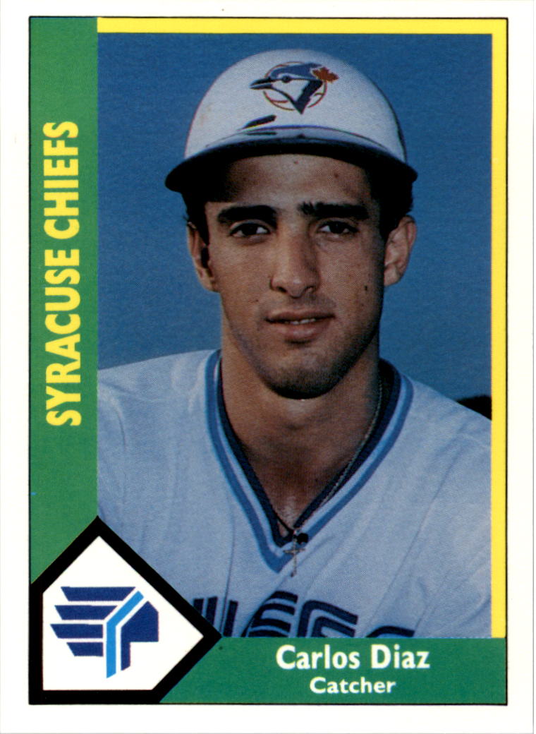 1990 Syracuse Chiefs CMC #10 Carlos Diaz - NM-MT