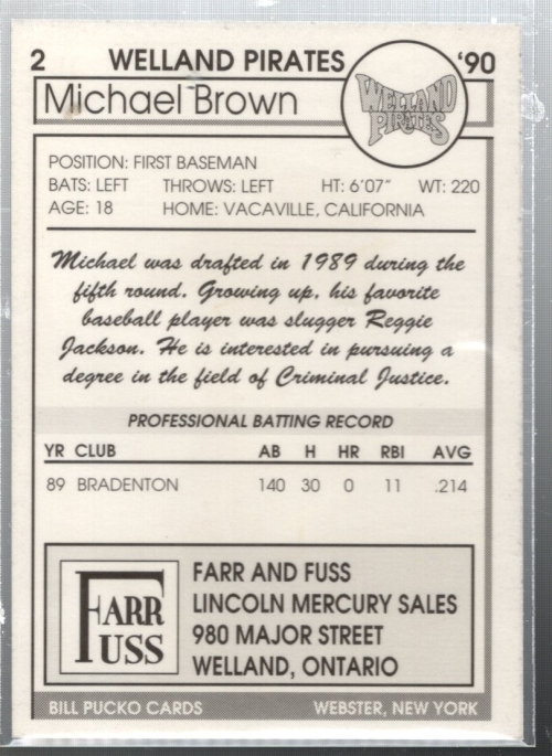 B6718- 1990 Pucko Minor League Baseball Cards -You Pick- 15+ FREE US SHIP - Picture 10 of 11