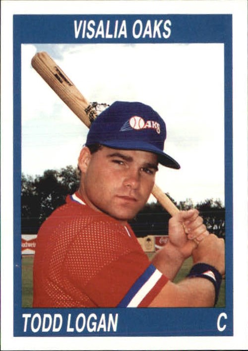 1990 Visalia Oaks Cal League Cards 76 Todd Logan eBay