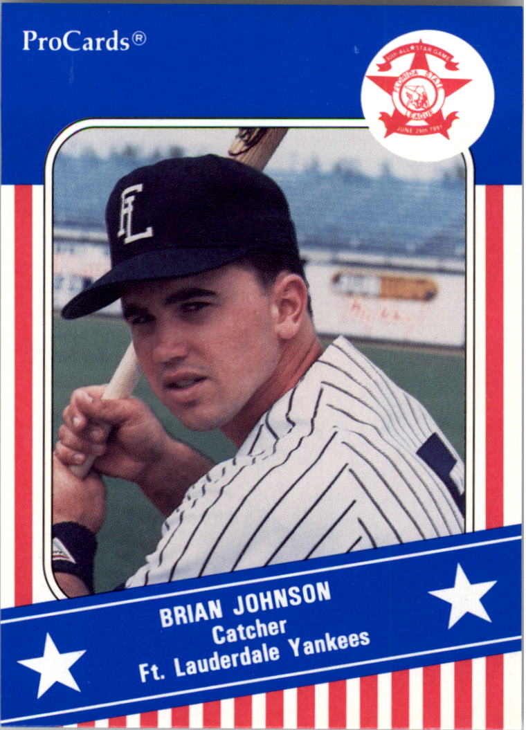 1991 Florida State League All-Stars ProCards #FSL14 Brian Johnson
