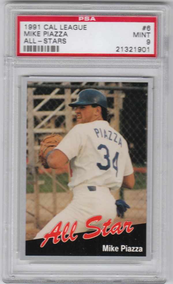  Mike Piazza baseball card (Los Angeles Dodgers New York Mets  Legend) 1993 Score Select #347 Rookie Card : Collectibles & Fine Art