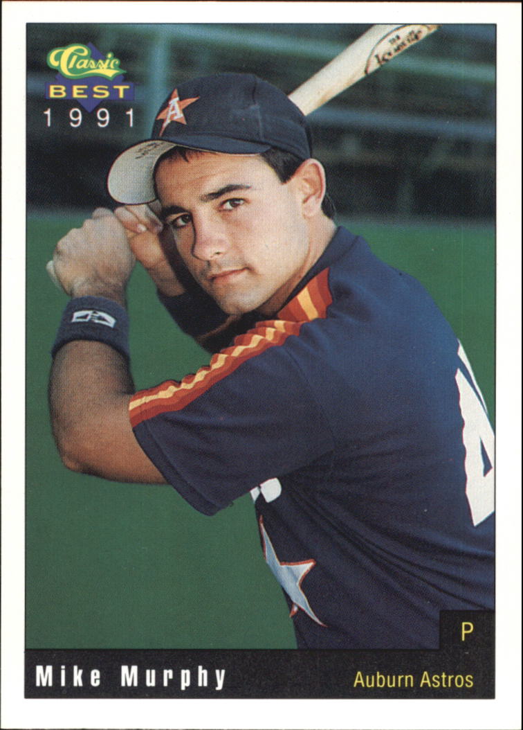 1991 Auburn Astros Classic/Best #14 Mike Murphy