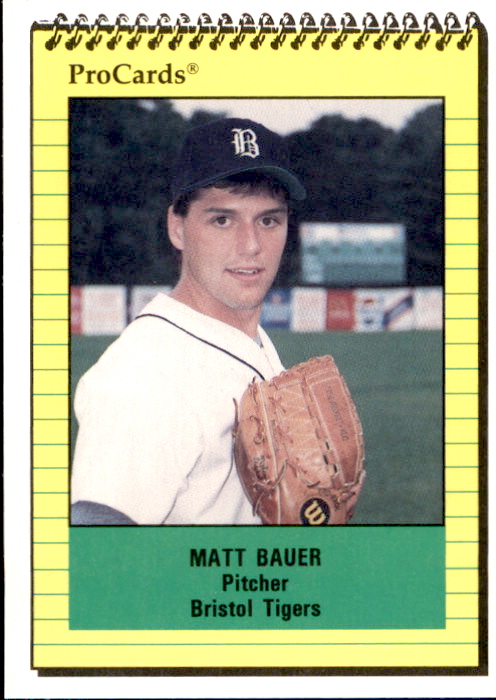1991 Bristol Tigers ProCards #3595 Matt Bauer