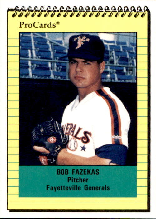 1991 Fayetteville Generals ProCards #1162 Bob Fazekas