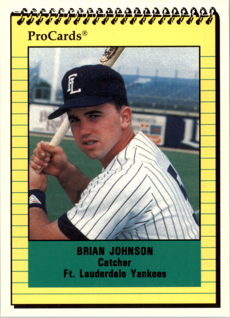 1991 Ft. Lauderdale Yankees ProCards #2429 Brian Johnson