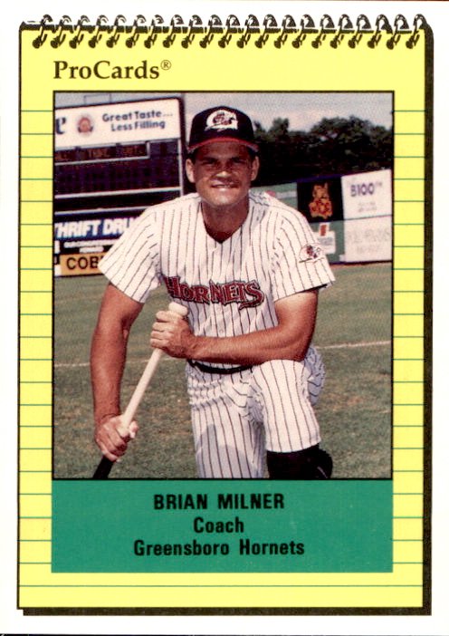 1991 Greensboro Hornets ProCards #3076 Brian Milner Fort Worth