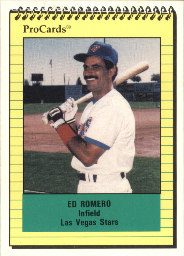 1991 Las Vegas Stars ProCards #244 Ed Romero