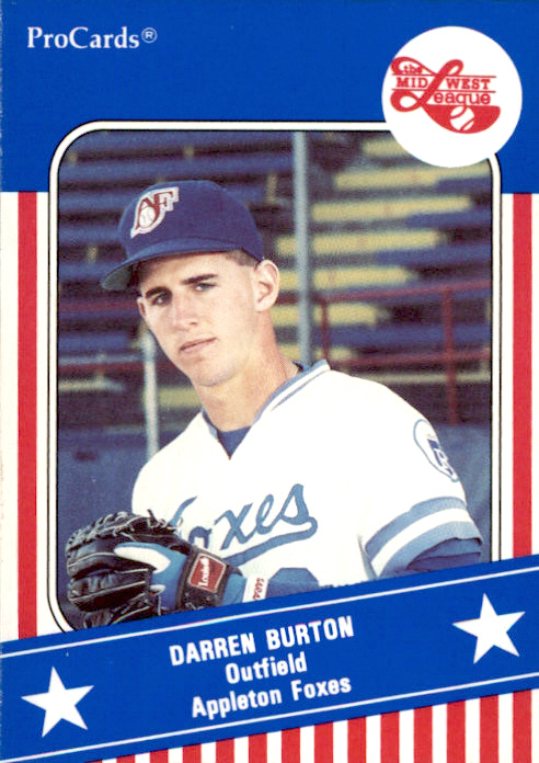 1991 Midwest League All-Stars ProCards #MWL1 Darren Burton