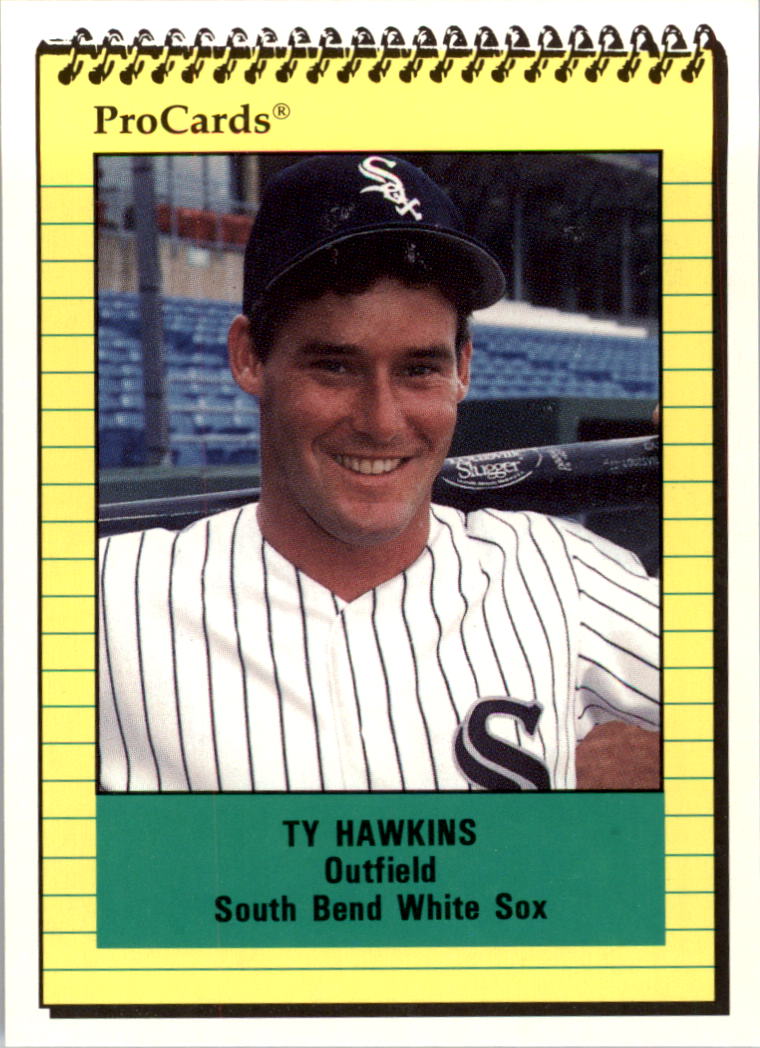 1991 South Bend White Sox Procards 2869 Ty Hawkins Nm Mt