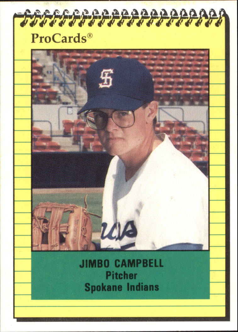 1991 Spokane Indians ProCards #3938 Jimbo Campbell