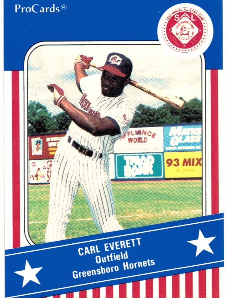 CARL EVERETT 1993 UPPER DECK SP PREMIER PROSPECTS #276 FLORIDA