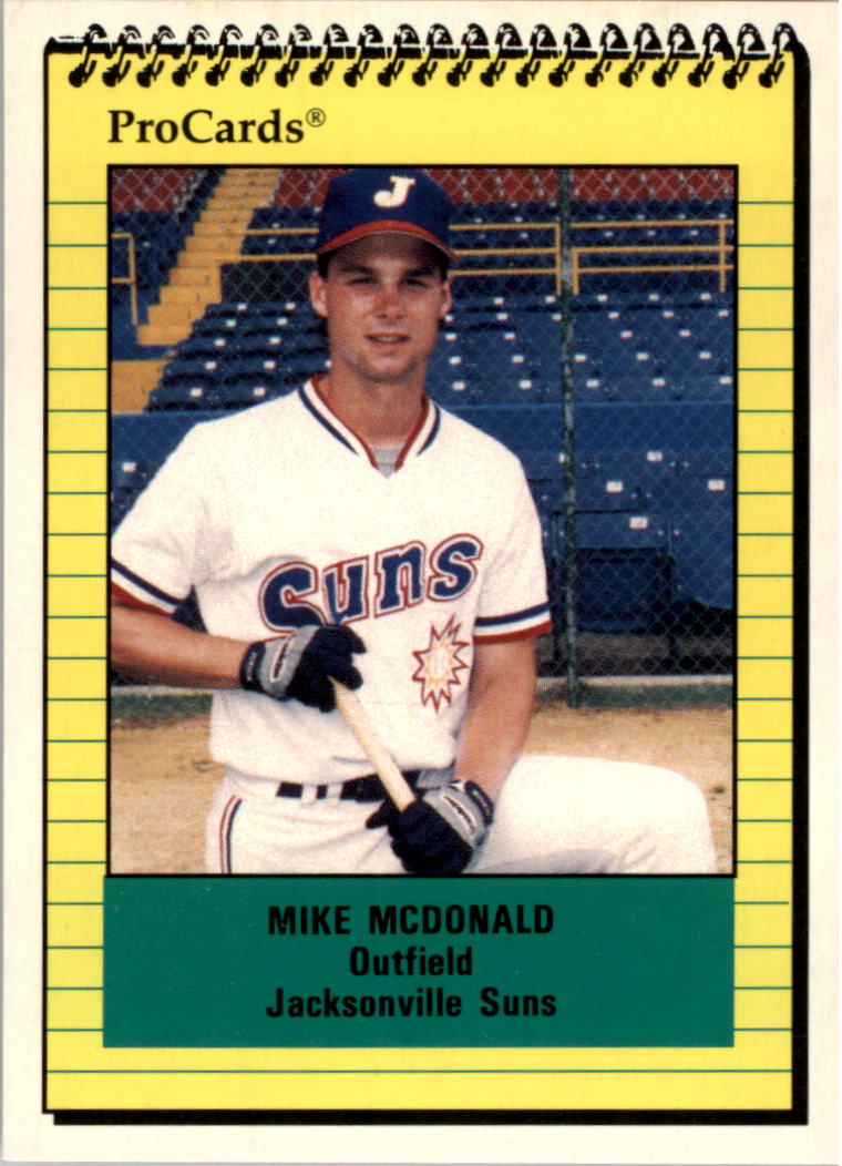 1991 Jacksonville Suns ProCards #162 Mike McDonald - NM-MT