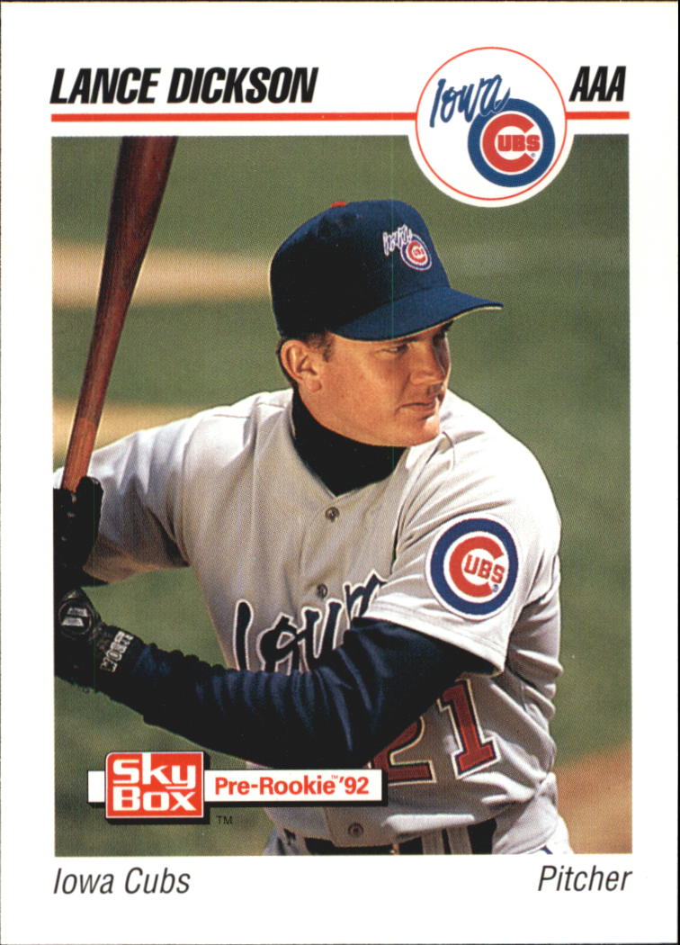 1992 Iowa Cubs SkyBox #207 Lance Dickson