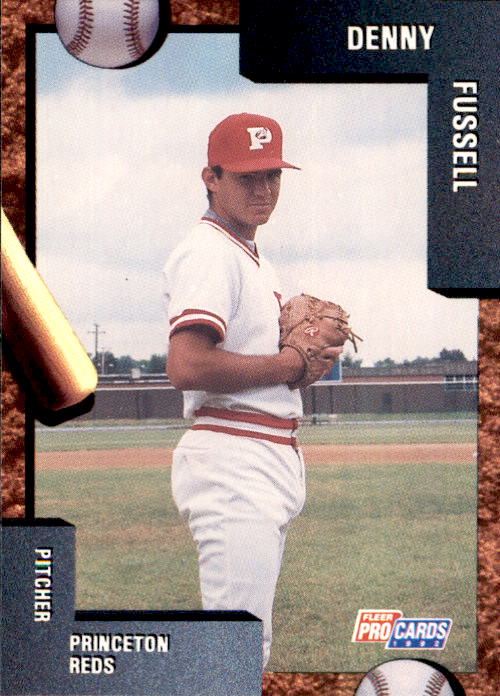 1992 Princeton Reds Fleer/ProCards 3082 Denny Fussell Belton Texas Baseball Card | eBay