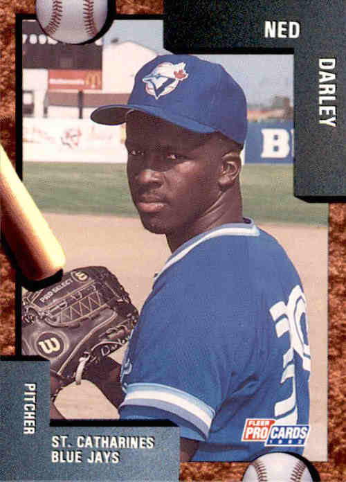 1992 St. Catharines Blue Jays Fleer/ProCards #3381 Ned Darley