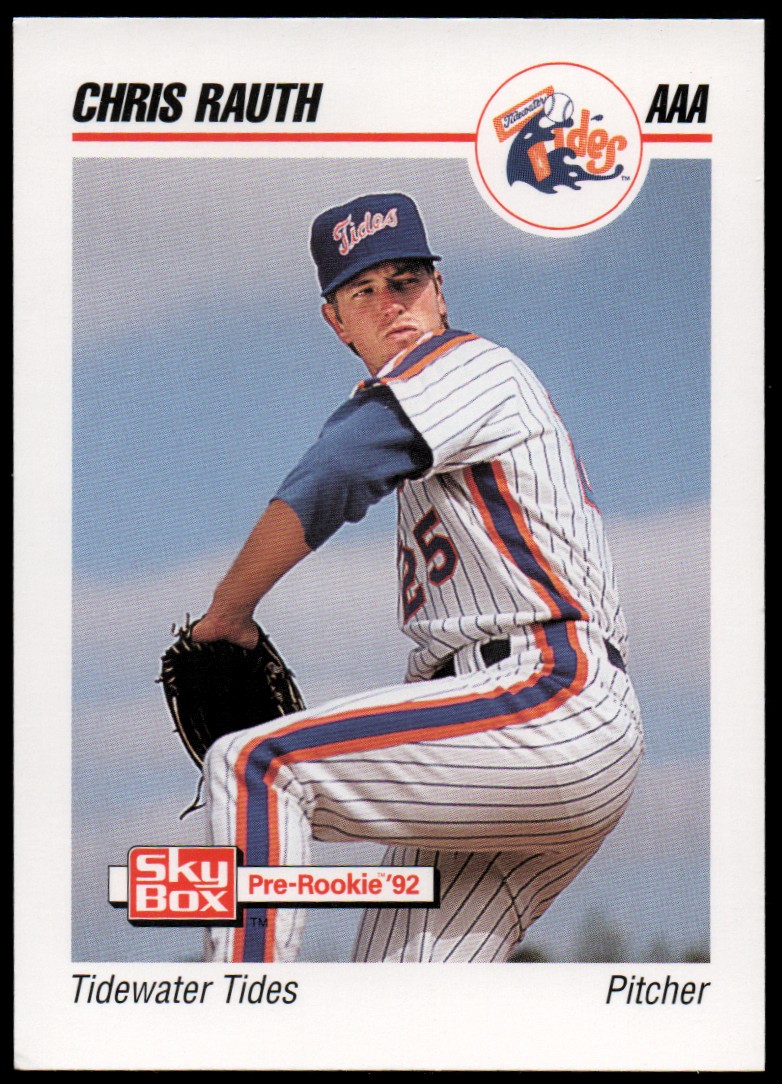 1992 Tidewater Tides SkyBox #569 Chris Rauth - NM-MT