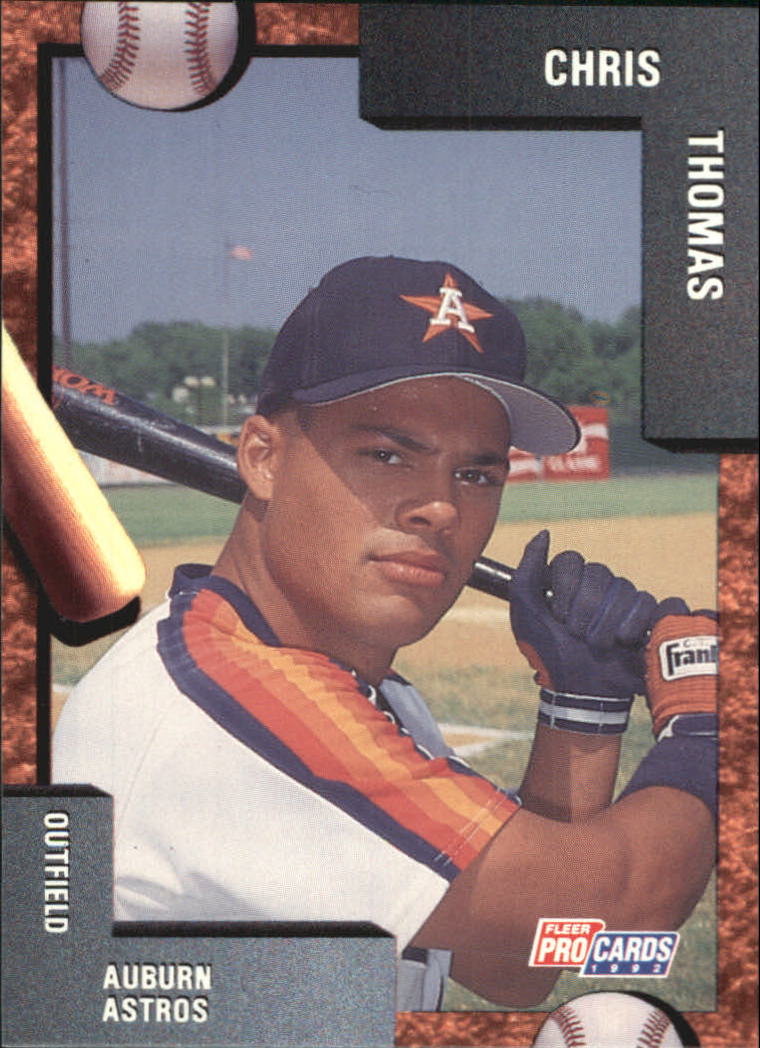 1992 Auburn Astros Fleer/ProCards #1368 Chris Thomas
