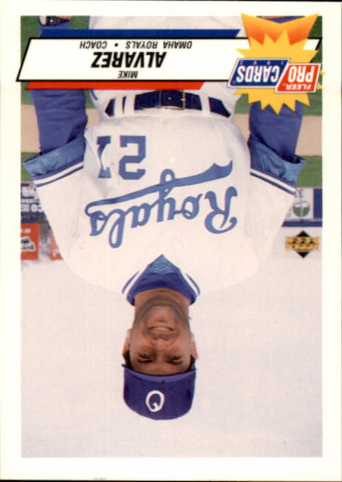 1993 Omaha Royals Fleer/ProCards #1697 Mike Alvarez CO