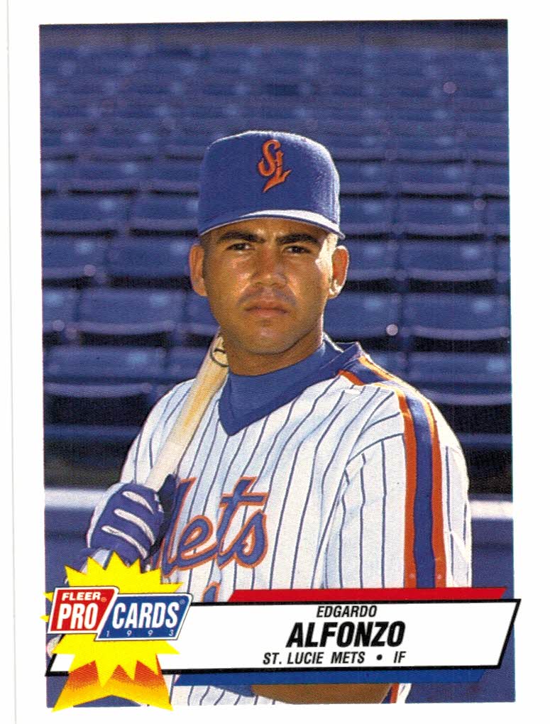 Edgardo Alfonzo 1995 Upper Deck #255 New York Mets Baseball Card