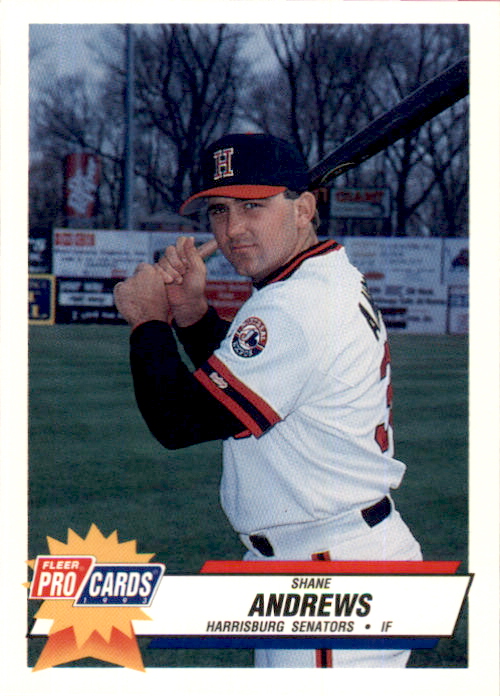 1993 Harrisburg Senators Fleer/ProCards #273 Shane Andrews