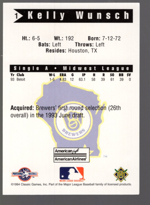 B6356- 1994 Classic Minor League Baseball Cards G1 -You Pick- 15+ FREE US SHIP - Picture 19 of 107