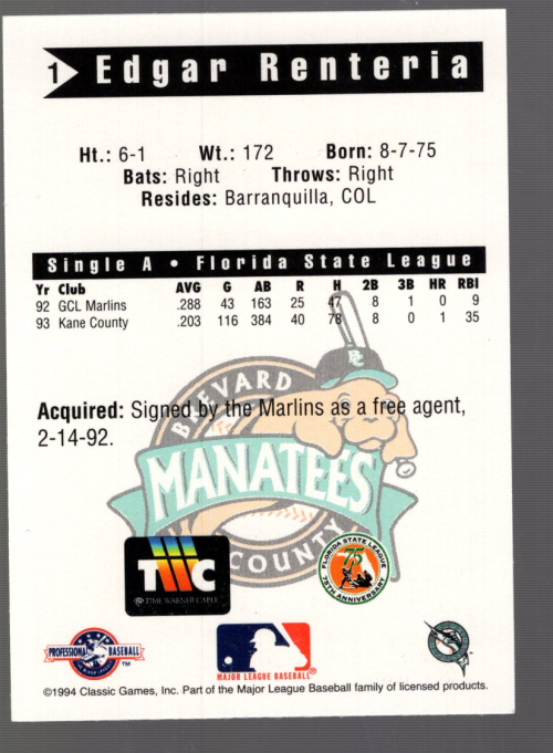 B6356- 1994 Classic Minor League Baseball Cards G1 -You Pick- 15+ FREE US SHIP - Picture 27 of 107